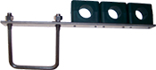 Triple clamp kit with U-Bolt bracket